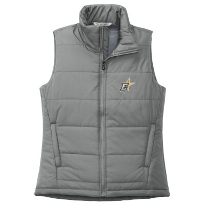 L853 Emb - Ladies Puffer Vest Thumbnail