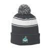 Stripe Pom Pom Beanie Thumbnail