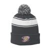Stripe Pom Pom Beanie Thumbnail