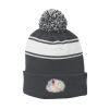 Stripe Pom Pom Beanie Thumbnail