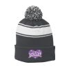 Stripe Pom Pom Beanie Thumbnail
