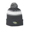 Stripe Pom Pom Beanie Thumbnail