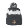Stripe Pom Pom Beanie Thumbnail