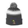 Stripe Pom Pom Beanie Thumbnail