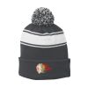 Stripe Pom Pom Beanie Thumbnail
