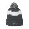 Stripe Pom Pom Beanie Thumbnail