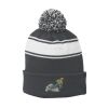 Stripe Pom Pom Beanie Thumbnail