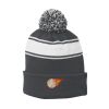 Stripe Pom Pom Beanie Thumbnail