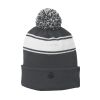 Stripe Pom Pom Beanie Thumbnail