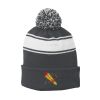 Stripe Pom Pom Beanie Thumbnail