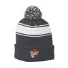Stripe Pom Pom Beanie Thumbnail