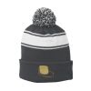 Stripe Pom Pom Beanie Thumbnail
