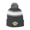 Stripe Pom Pom Beanie Thumbnail