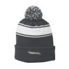 Stripe Pom Pom Beanie Thumbnail