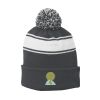 Stripe Pom Pom Beanie Thumbnail