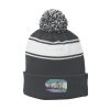Stripe Pom Pom Beanie Thumbnail