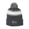 Stripe Pom Pom Beanie Thumbnail