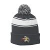 Stripe Pom Pom Beanie Thumbnail