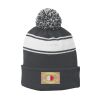 Stripe Pom Pom Beanie Thumbnail