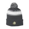 Stripe Pom Pom Beanie Thumbnail