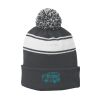 Stripe Pom Pom Beanie Thumbnail