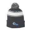 Stripe Pom Pom Beanie Thumbnail