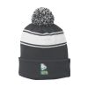 Stripe Pom Pom Beanie Thumbnail
