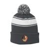 Stripe Pom Pom Beanie Thumbnail