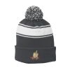 Stripe Pom Pom Beanie Thumbnail