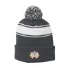 Stripe Pom Pom Beanie Thumbnail