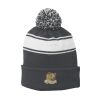 Stripe Pom Pom Beanie Thumbnail