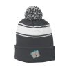 Stripe Pom Pom Beanie Thumbnail