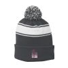 Stripe Pom Pom Beanie Thumbnail