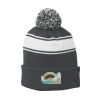 Stripe Pom Pom Beanie Thumbnail