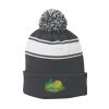 Stripe Pom Pom Beanie Thumbnail