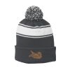 Stripe Pom Pom Beanie Thumbnail