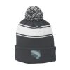 Stripe Pom Pom Beanie Thumbnail