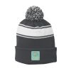 Stripe Pom Pom Beanie Thumbnail