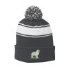 Stripe Pom Pom Beanie Thumbnail