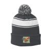 Stripe Pom Pom Beanie Thumbnail
