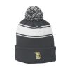 Stripe Pom Pom Beanie Thumbnail