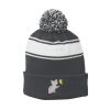 Stripe Pom Pom Beanie Thumbnail