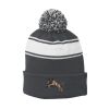 Stripe Pom Pom Beanie Thumbnail