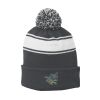 Stripe Pom Pom Beanie Thumbnail