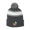 Stripe Pom Pom Beanie Thumbnail