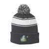 Stripe Pom Pom Beanie Thumbnail
