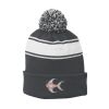 Stripe Pom Pom Beanie Thumbnail