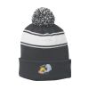 Stripe Pom Pom Beanie Thumbnail