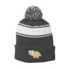 Stripe Pom Pom Beanie Thumbnail