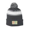 Stripe Pom Pom Beanie Thumbnail